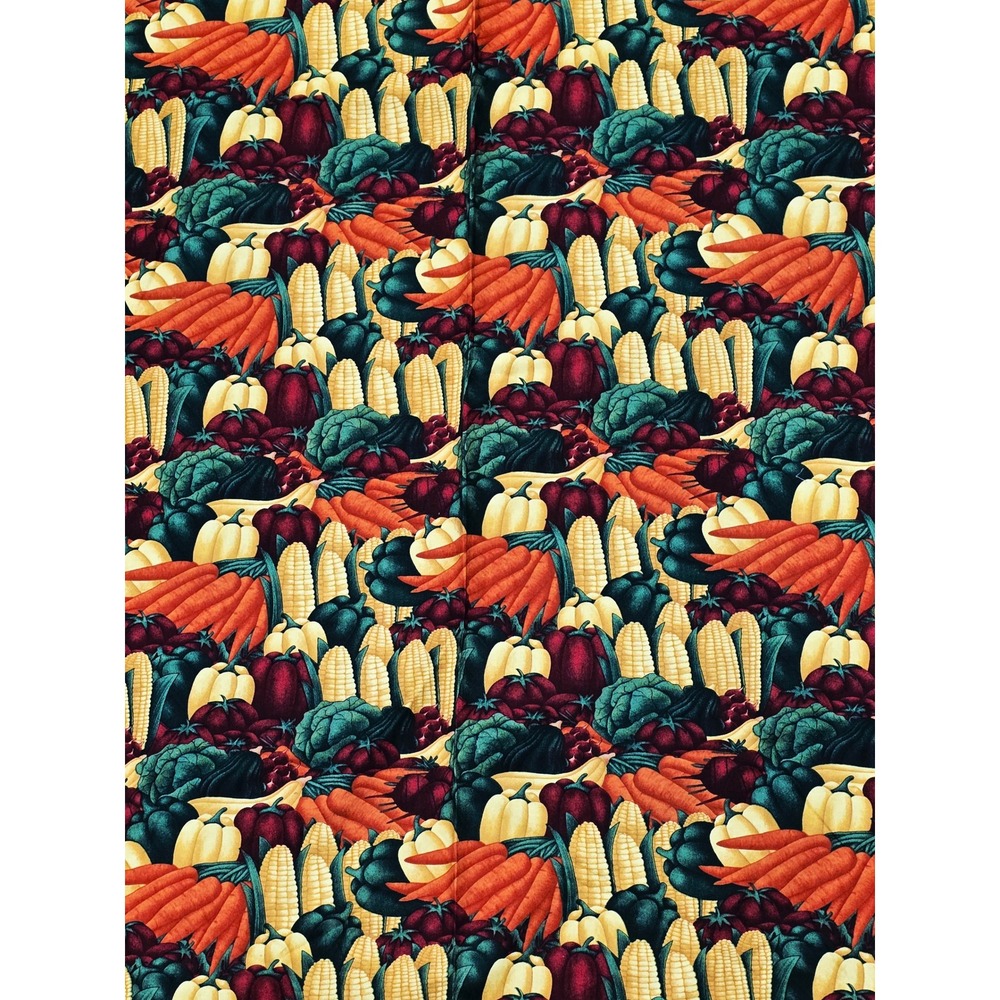 Debbie Mumm Veggie Harvest Print Cotton Fabric Fall Sewing
Remnant 58x44‎ in